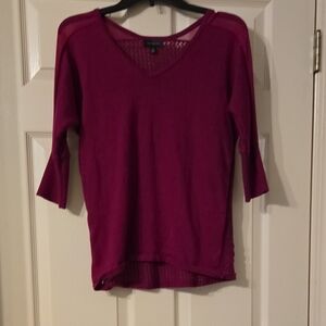 The Limited Deep Pink Knit Top